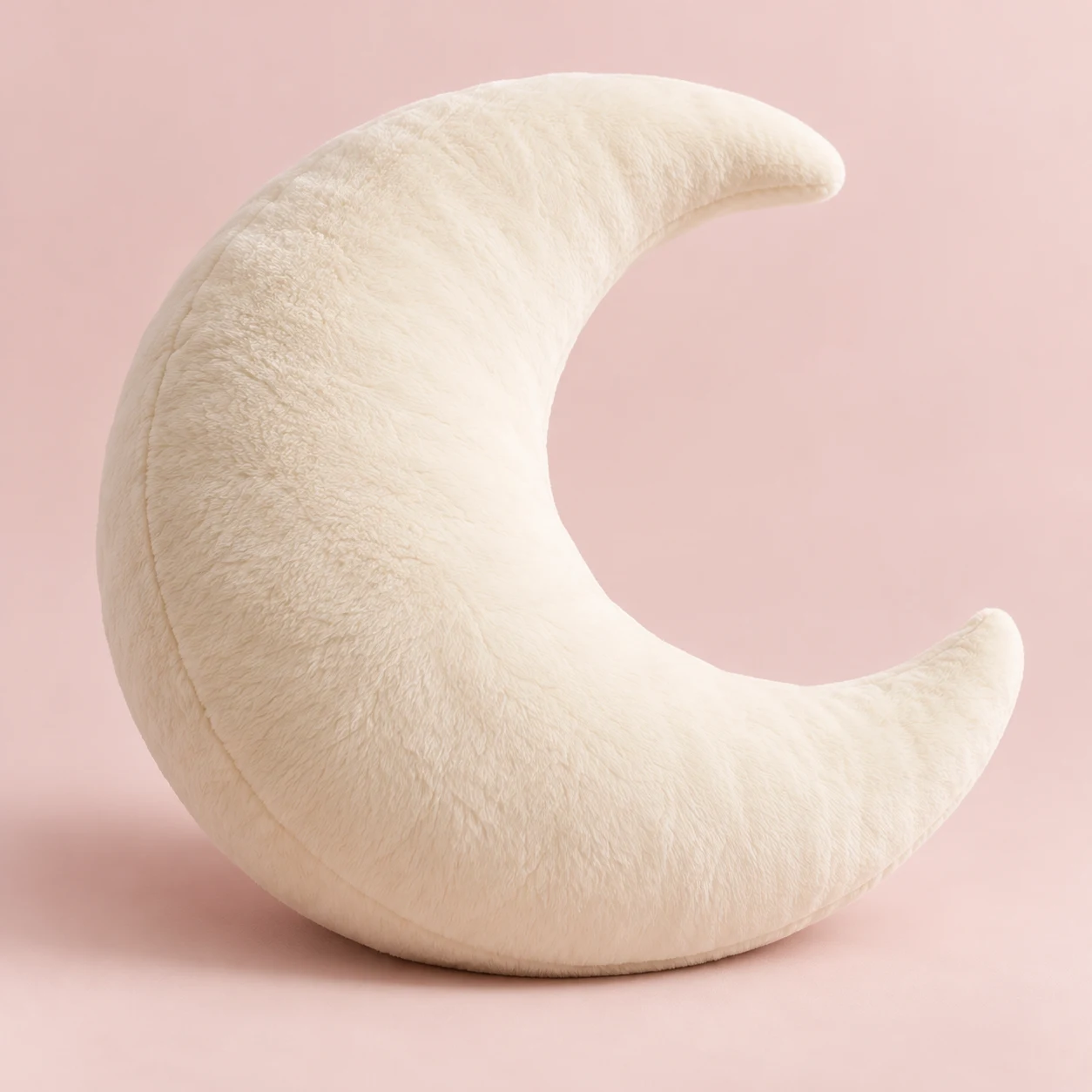Moonbeam, Cream plush crescent moon